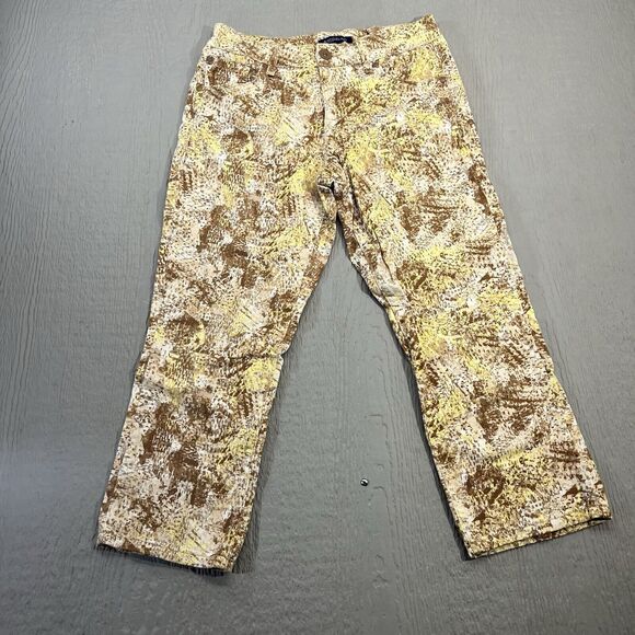 Bandolino Jeans Tatyana Capri Pants Women's 6 Super Stretch Slim Fit Multicolor - Picture 5 of 16